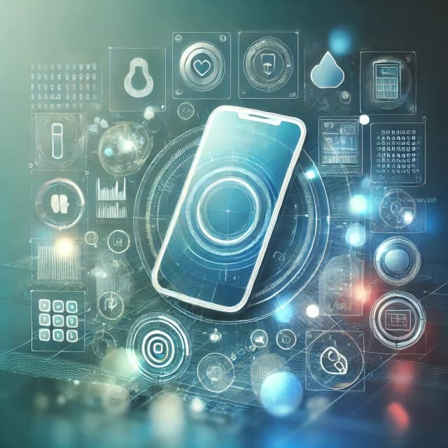 Decorative image for mobile applications